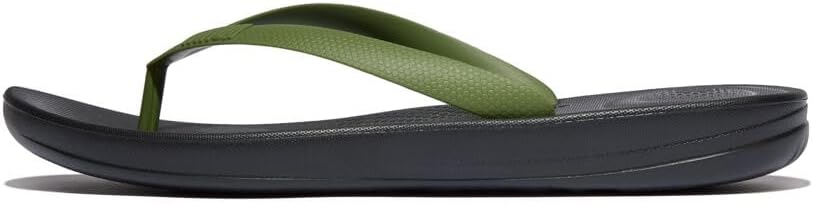 

Мужские эргономичные шлепанцы FitFlop Iqushion, черный/зеленый