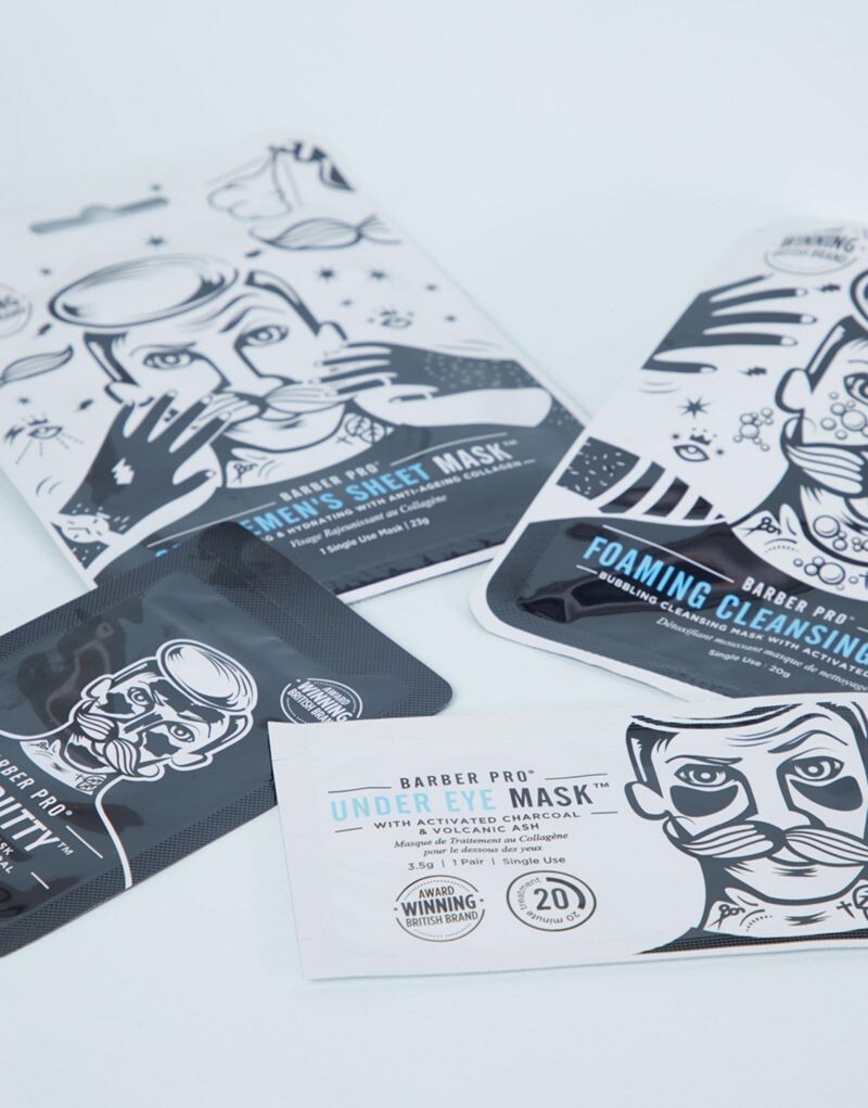 

Набор масок для восстановления кожи Barber Pro, Mask set