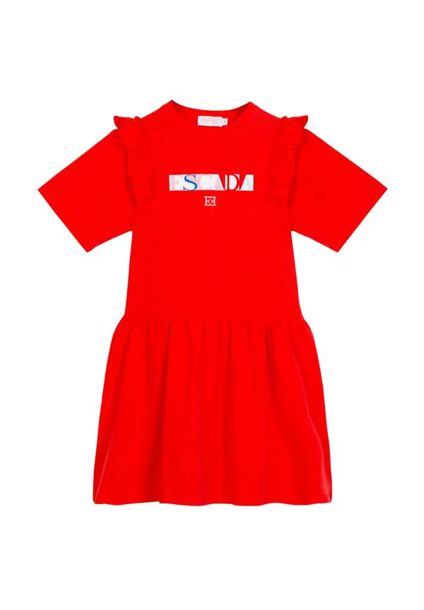 Трикотажное платье Escada Girls, Flame Scarlet