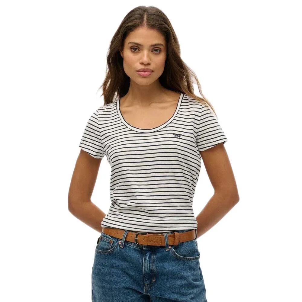 

Футболка с коротким рукавом Superdry Scoop Neck, белый