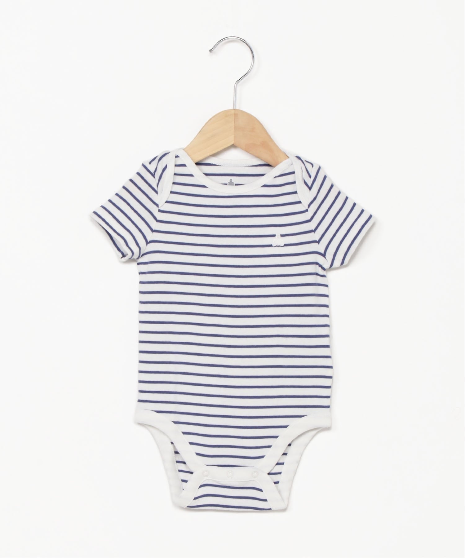 Детский боди с изображением медведя Брэннана Gap, BLUE_STRIPE — фото 4
