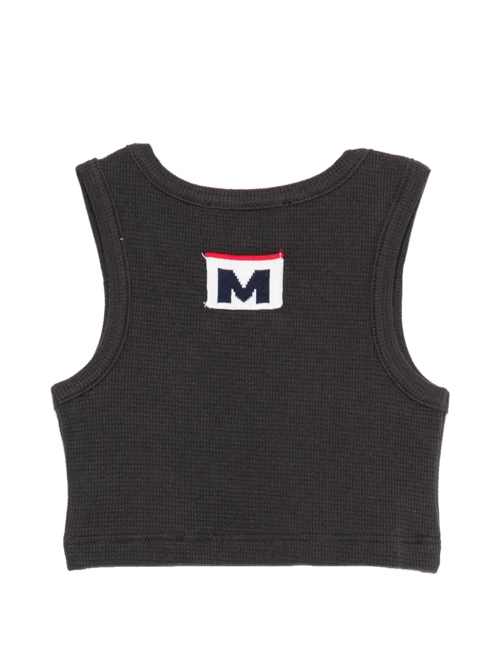Вышитый топ Msgm Kids, серый — фото 2