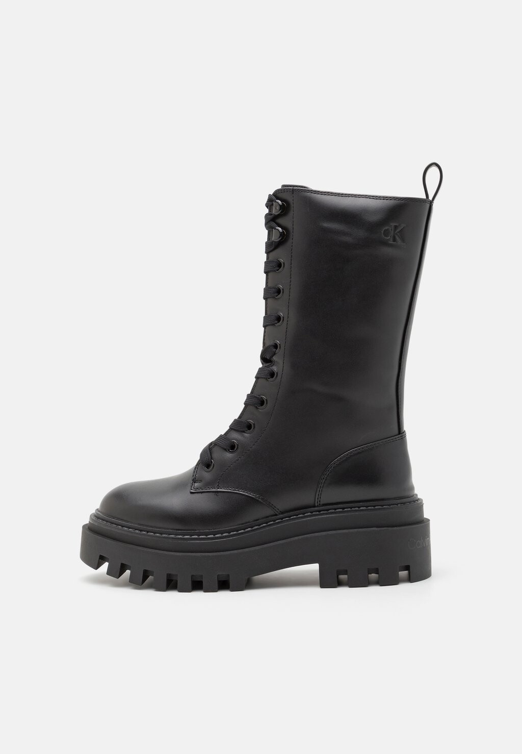 

Ботинки на шнуровке FLATFORM LACE UP BOOT Calvin Klein, черный