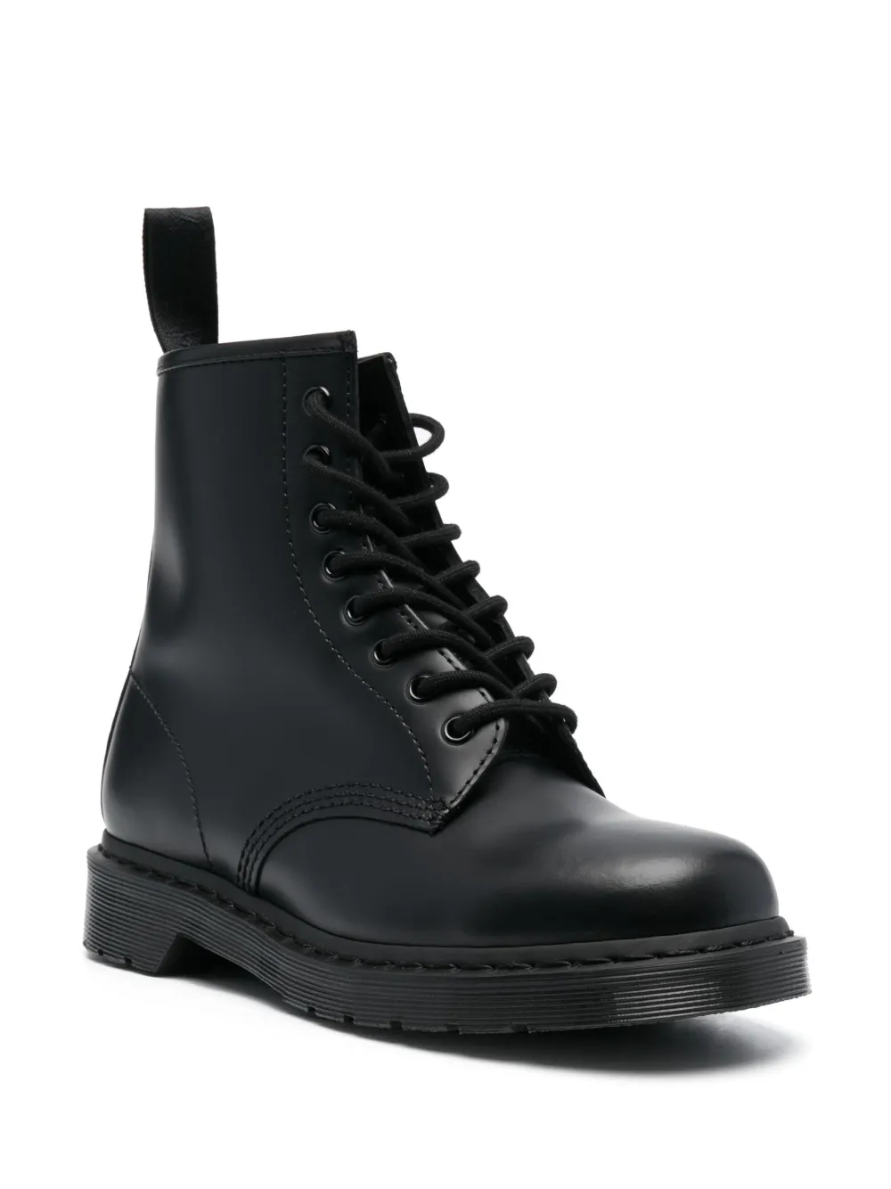 Мужские ботинки Dr. Martens из гладкой кожи на шнуровке, черный — фото 2