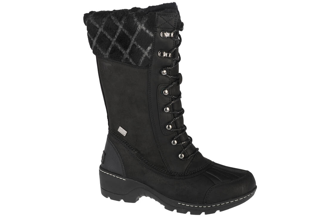 Ботинки женские Sorel Whistler Tall Boot высокие на шнуровке, черный