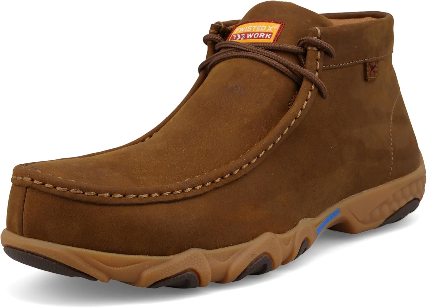 

Ботинки Twisted X Work Chukka Driving Moc для мужчин, Distressed Saddle