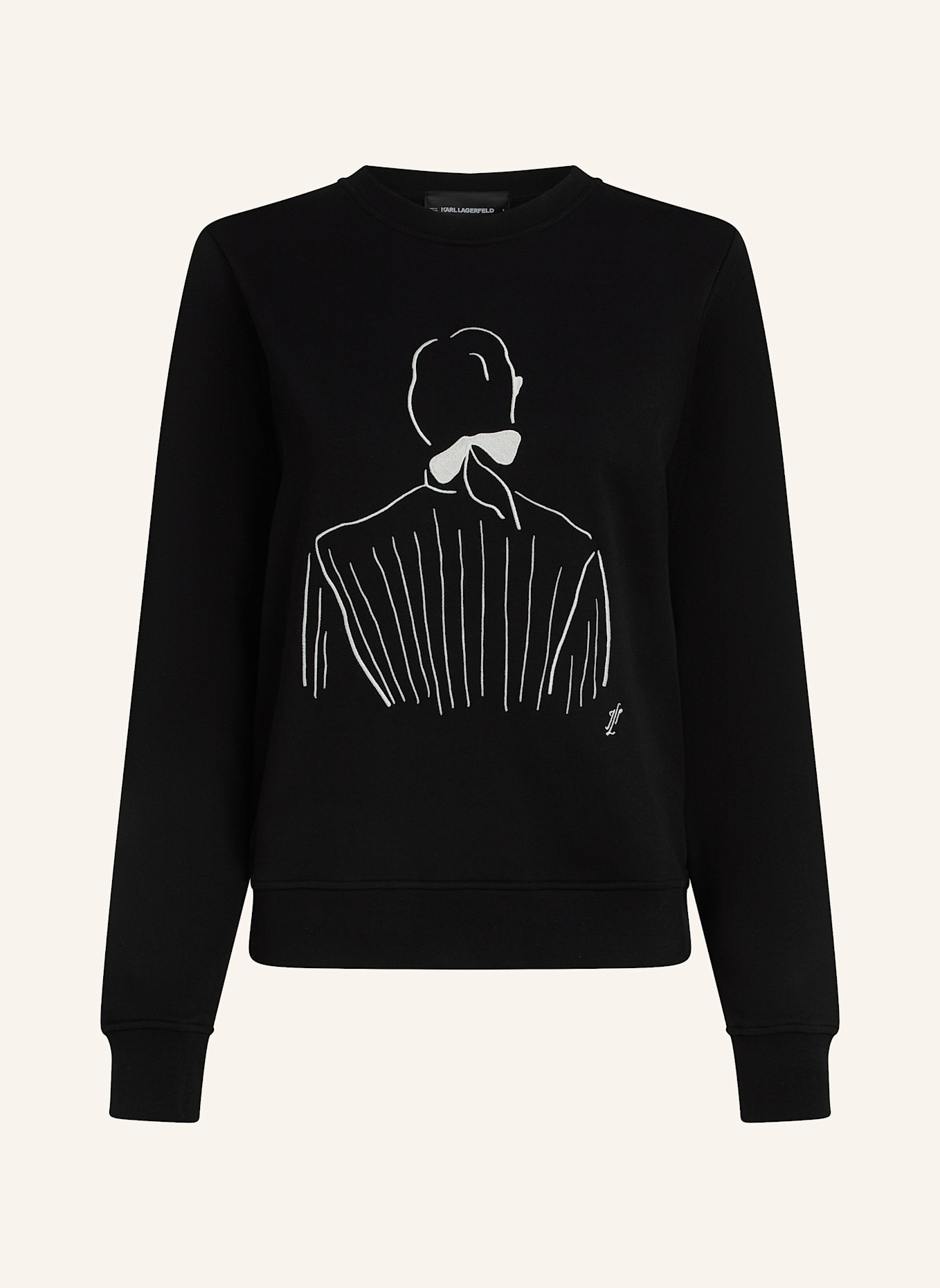 

Толстовка Karl Lagerfeld x Jorge Parra Karl Lagerfeld, черный