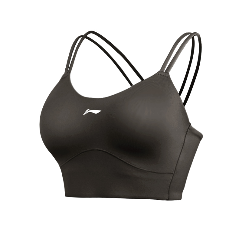 

Женский бюстгальтер LiNing Bra цвета ротанга и умбры, Rattan Umber