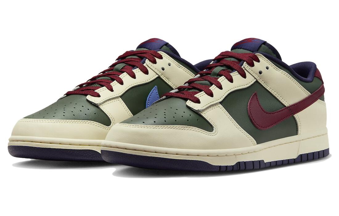 Мужские кроссовки для скейтбординга Nike Dunk Low, Зеленый — фото 3