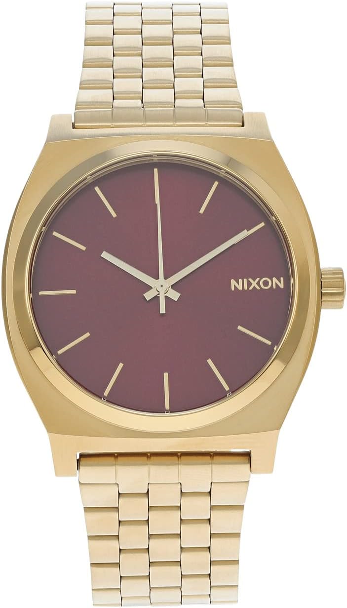 

Часы Time Teller Nixon, цвет Gold/Oxblood Sunray