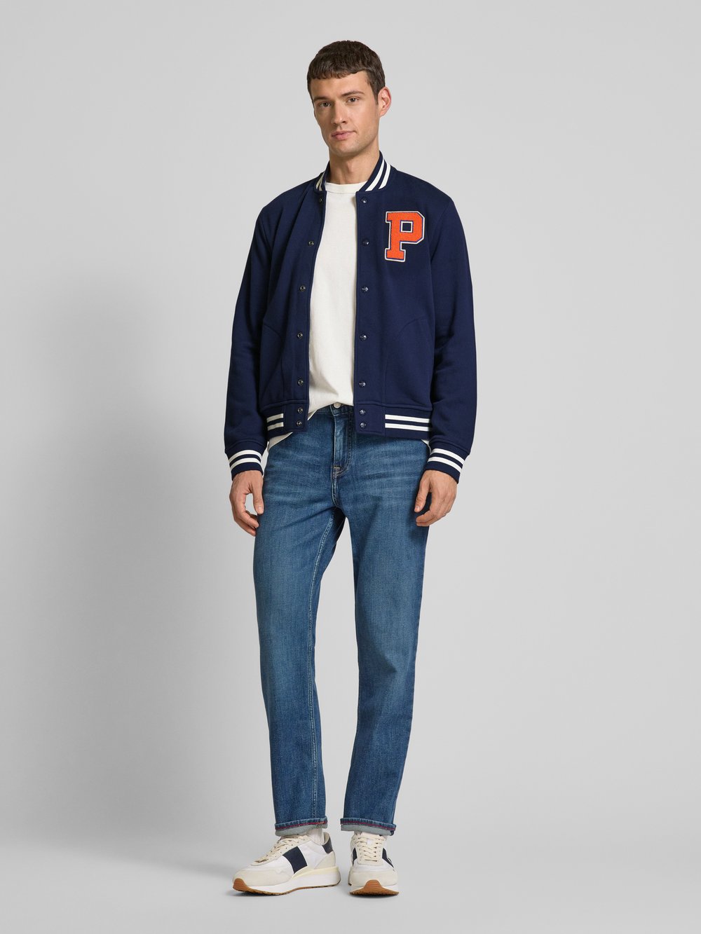 

Куртка колледжа с застежкой-кнопкой Polo Ralph Lauren