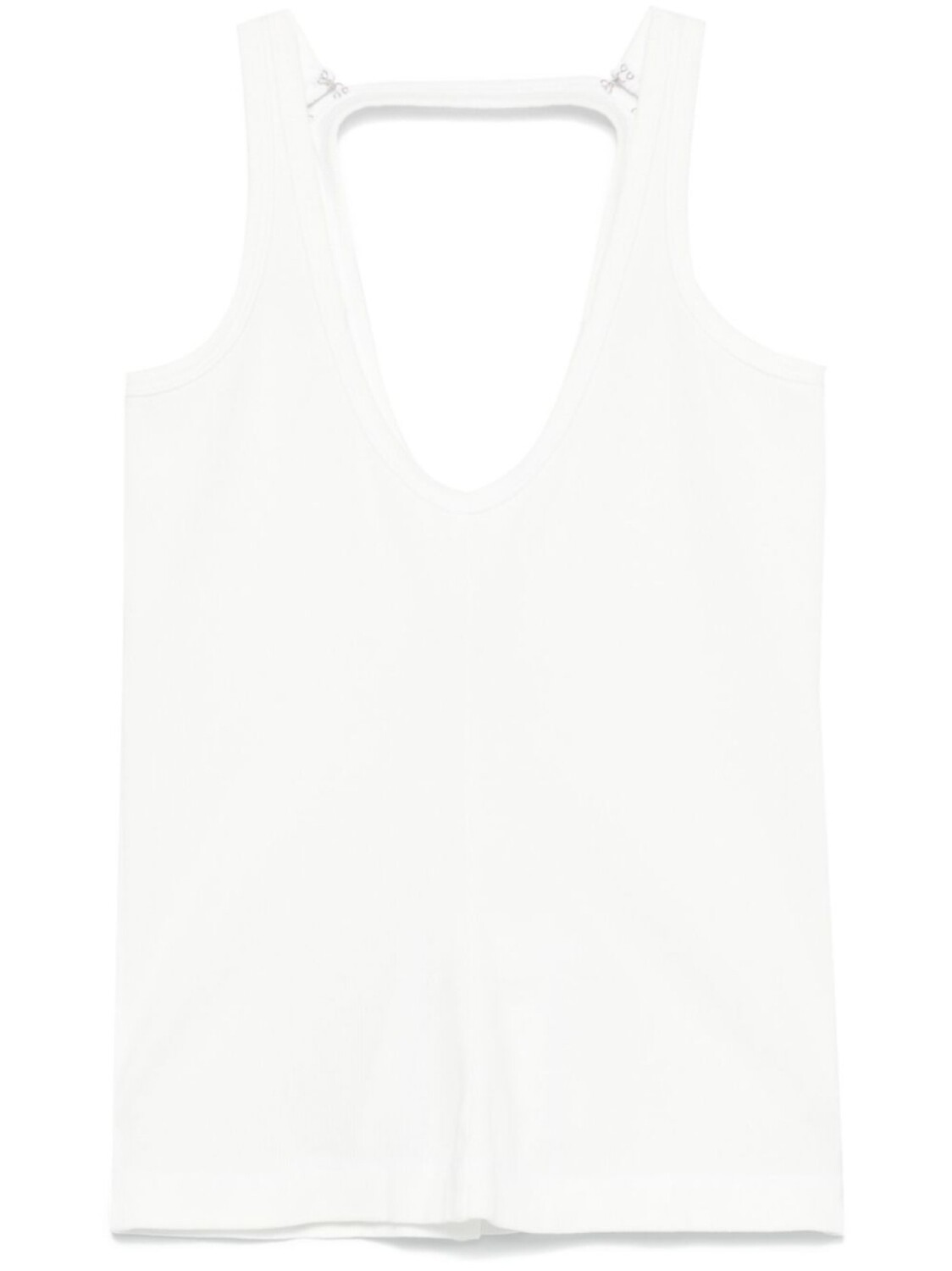 

Топ без рукавов MM6 Maison Margiela, белый