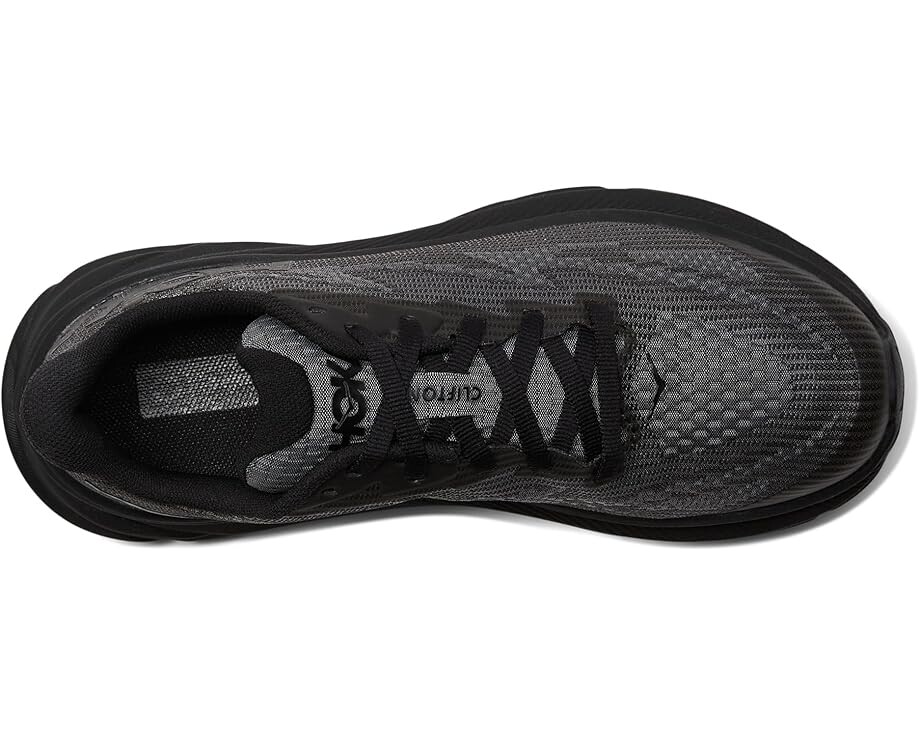 Кроссовки Hoka Kids Clifton 9, цвет Black/Carbon Black — фото 2