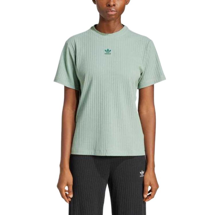 Adidas Originals Футболка Regular Women's Green — фото 3