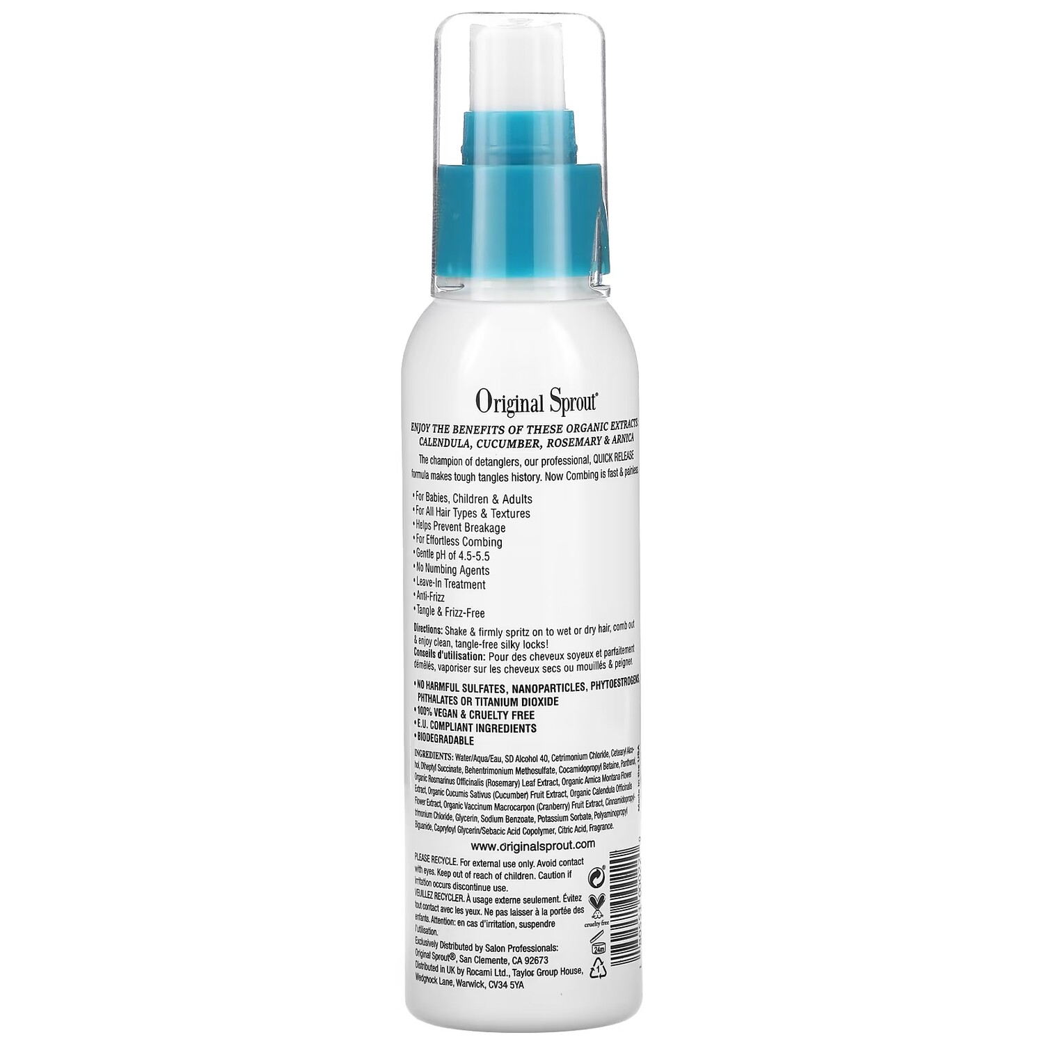 Кондиционер Формула Original Sprout Inc Classic Collection Miracle Detangler, 118 мл — фото 2