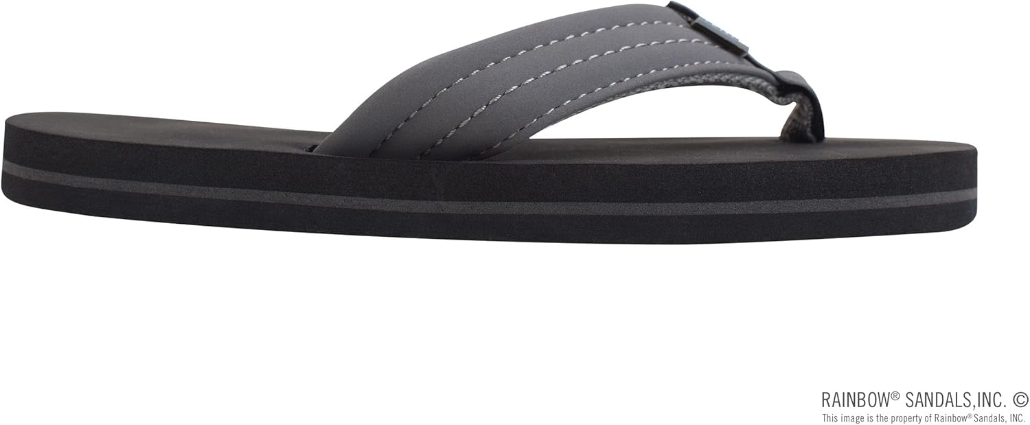 Детские сандалии Rainbow Sandals Grombow с мягкой резиновой подошвой, неопрена ремешком и задним ремешком, темно-серый — фото 4