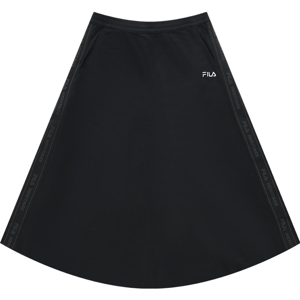 

FILA Женская повседневная длинная юбка, цвет Black