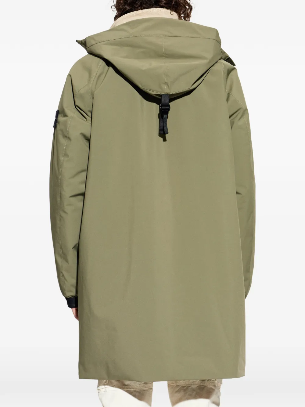 Куртка с капюшоном и нашивками Stone Island, зеленый — фото 4