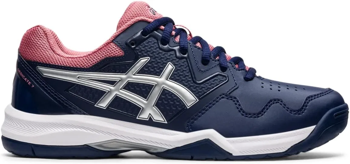 Кроссовки для тенниса ASICS Gel-Dedicate 7, Peacoat/Pure Silver — фото 2