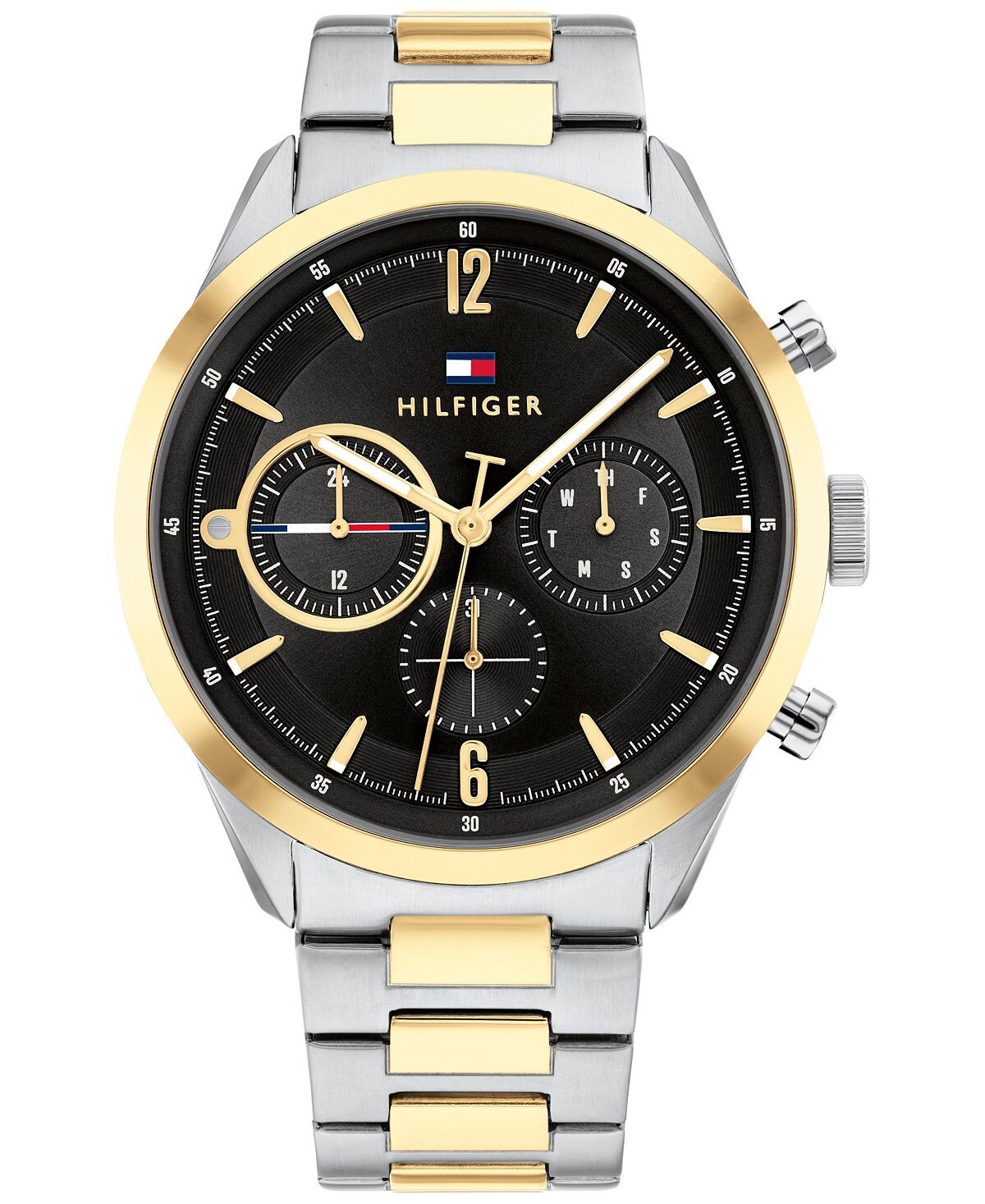 

Мужские двухцветные часы-браслет из нержавеющей стали, 44 мм Tommy Hilfiger