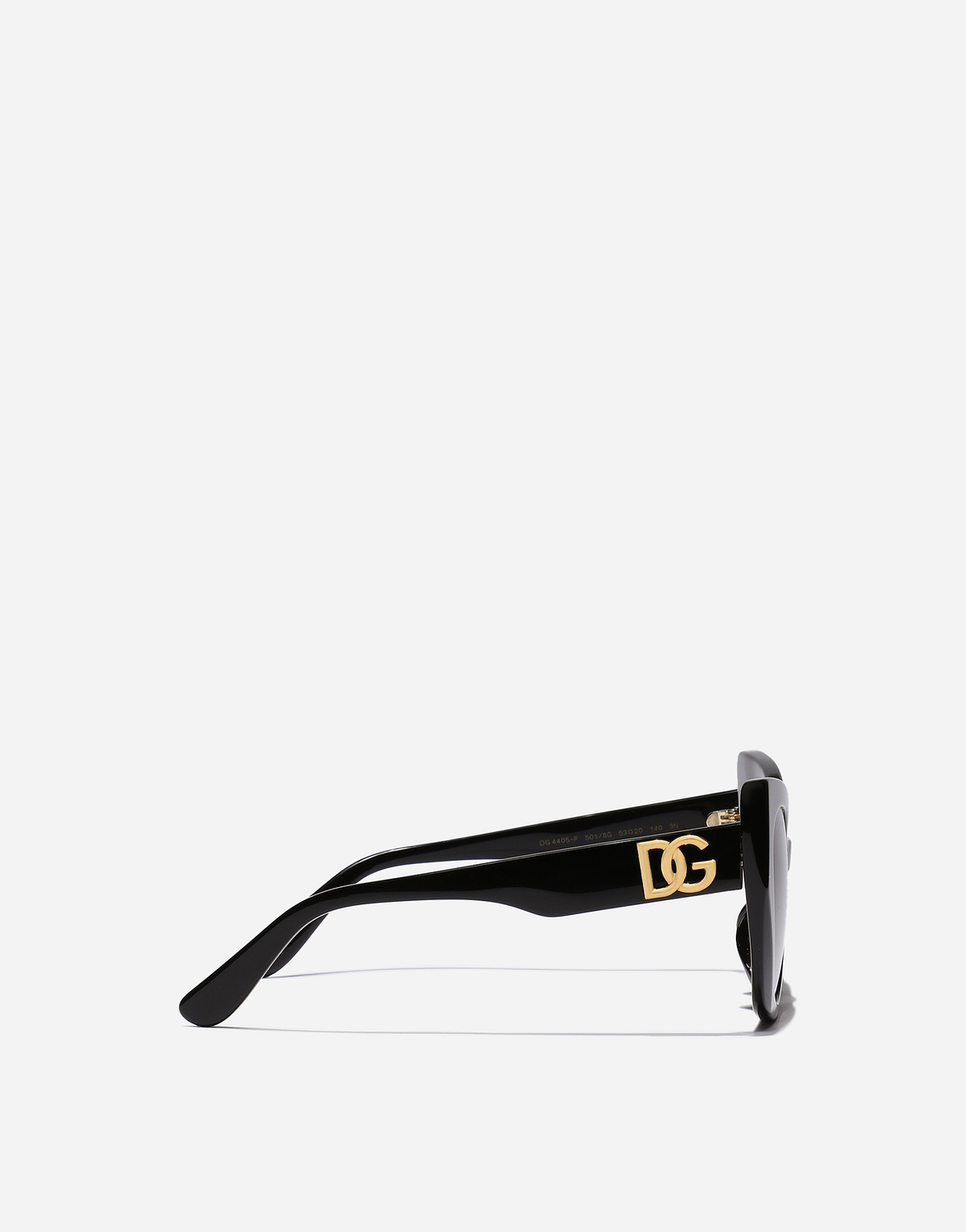 Солнцезащитные очки dg crossed Dolce & Gabbana, черный — фото 3