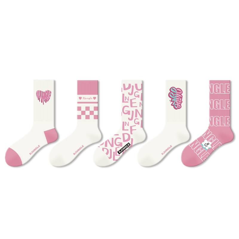 

Унисекс носки Crew 5 штук DJUNGLE, Endless Heartbeat 5 Pack