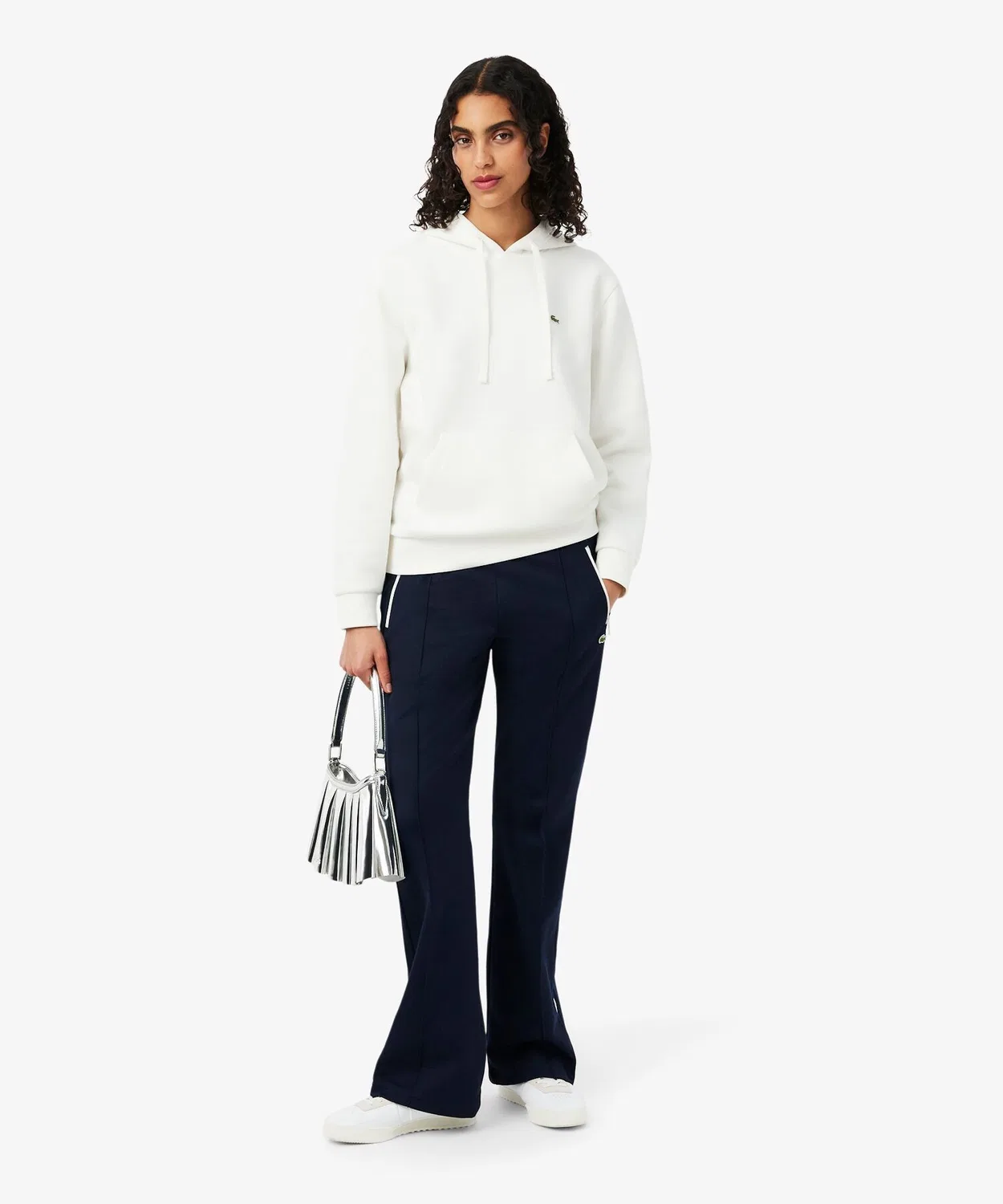 Штаны спортивные фларе Organic Cotton Blend, коричневые — фото 2
