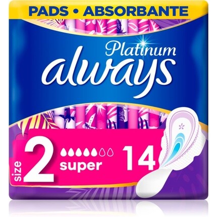 

Платиновый Супер 14 Набор Размер 2 Always