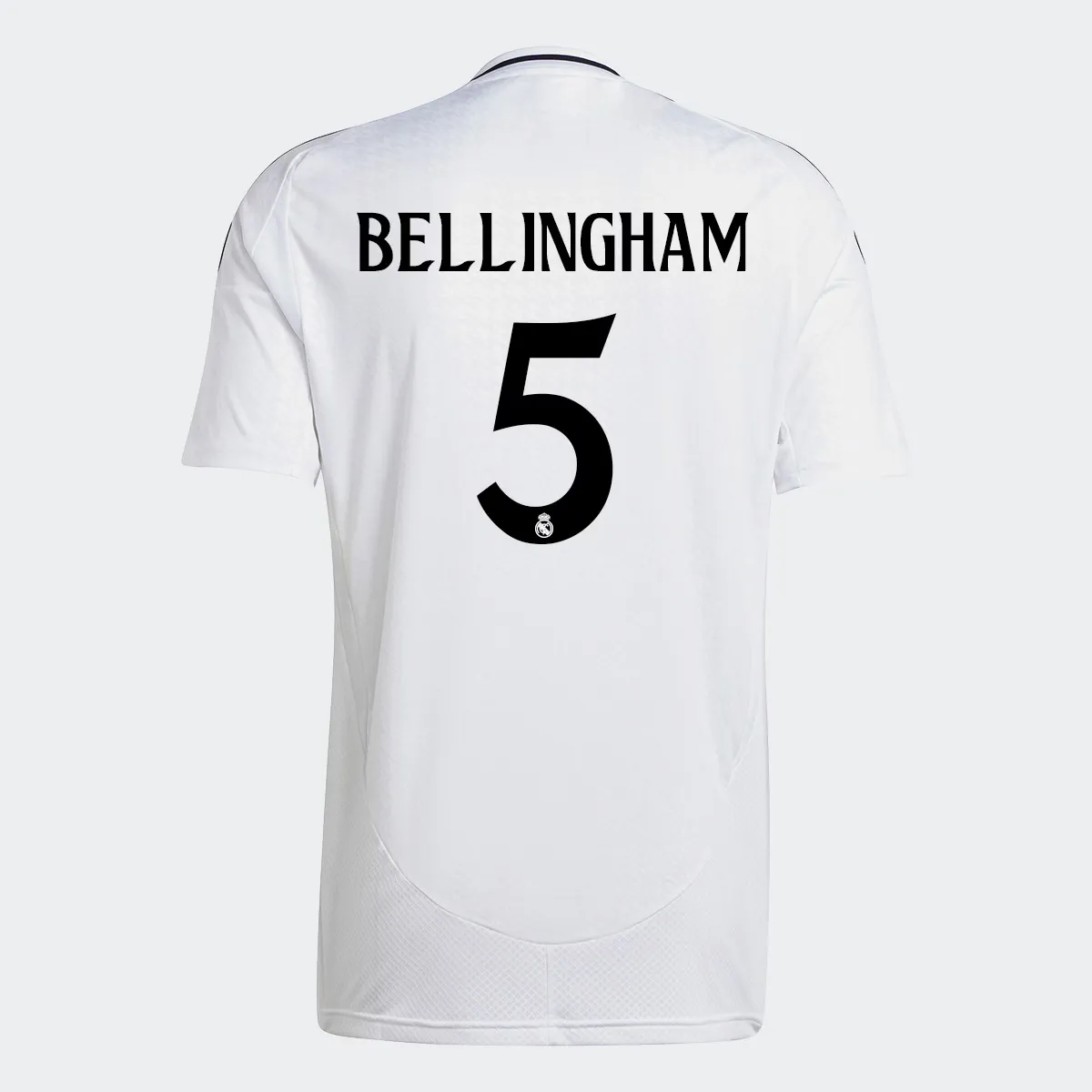 

Мужская 1-я форма Реал Мадрид CF 2024-2025 Bellingham 5 Adidas футболка, белый