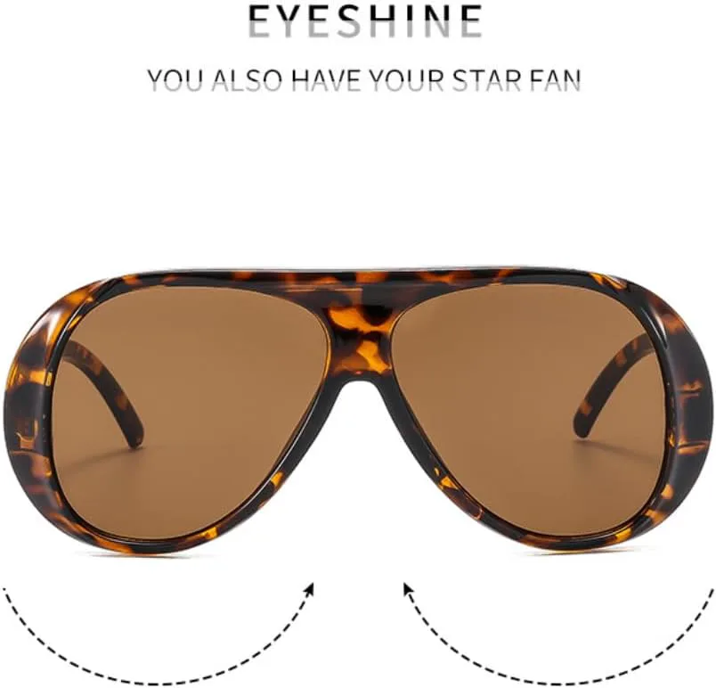 

Роскошные женские солнцезащитные очки в стиле панк для мужчин, для активного отдыха, велоспорта и спорта, защита от УФ-излучения UV400 TVTBBVV, Leopard Brown