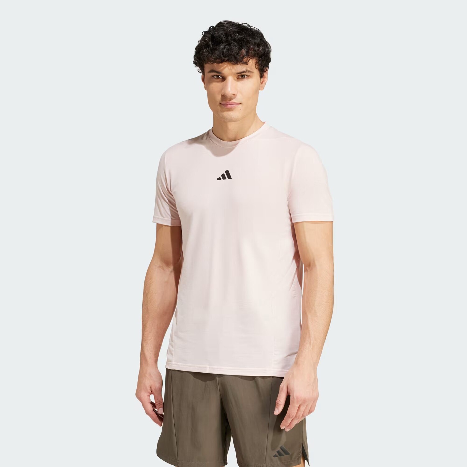 

Футболка для тренировок и тренировок Adidas, цвет Sandy Pink Mel