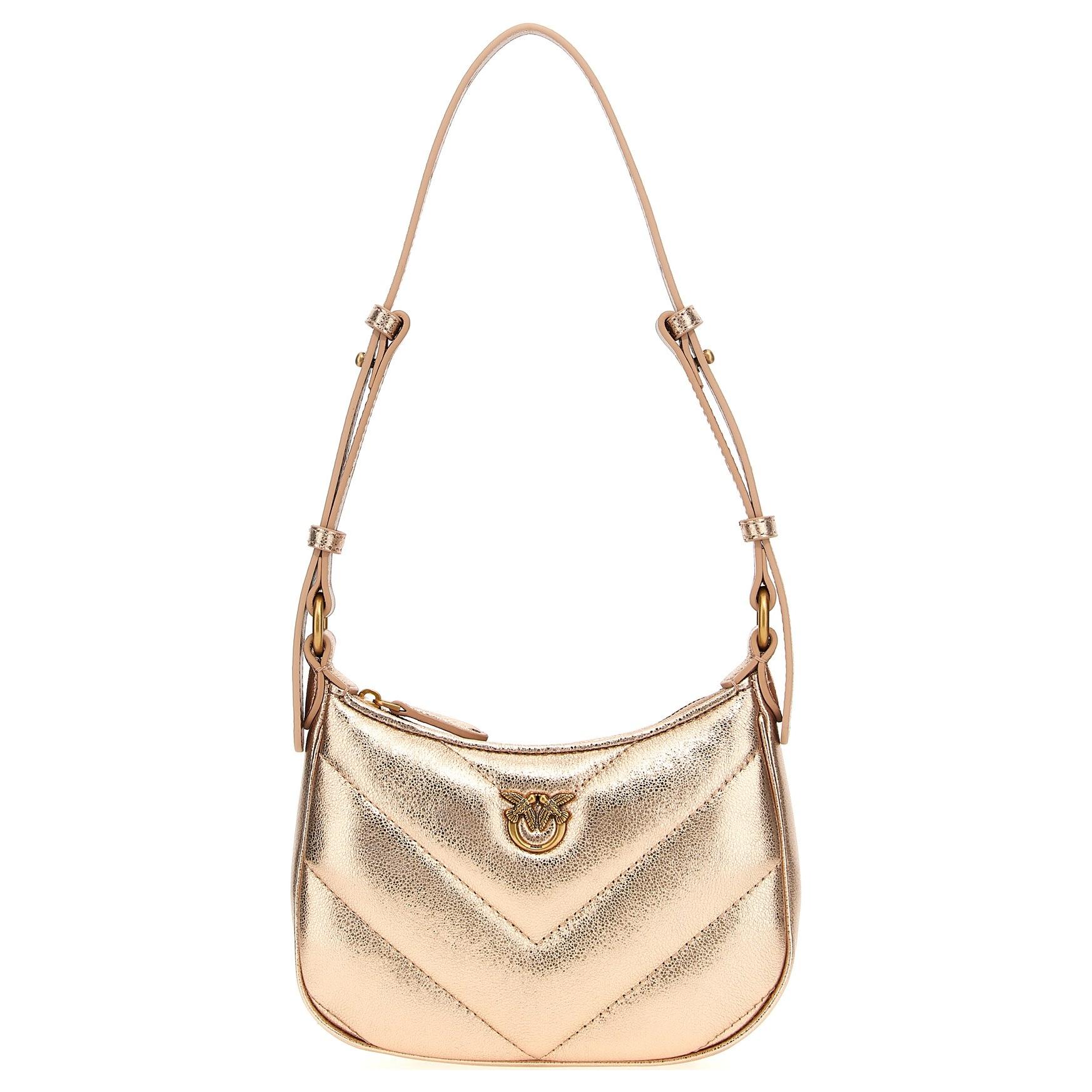 

PINKO Goatskin Crossbody Bag, Shoulder Bag Mini Women's Champagne Pink