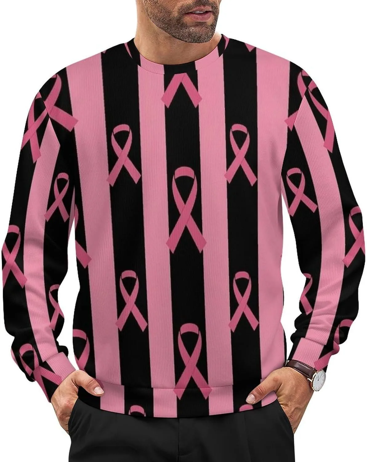 

Мужской свитер-пуловер с круглым вырезом, мягкий и теплый, с длинными рукавами VAFZASC