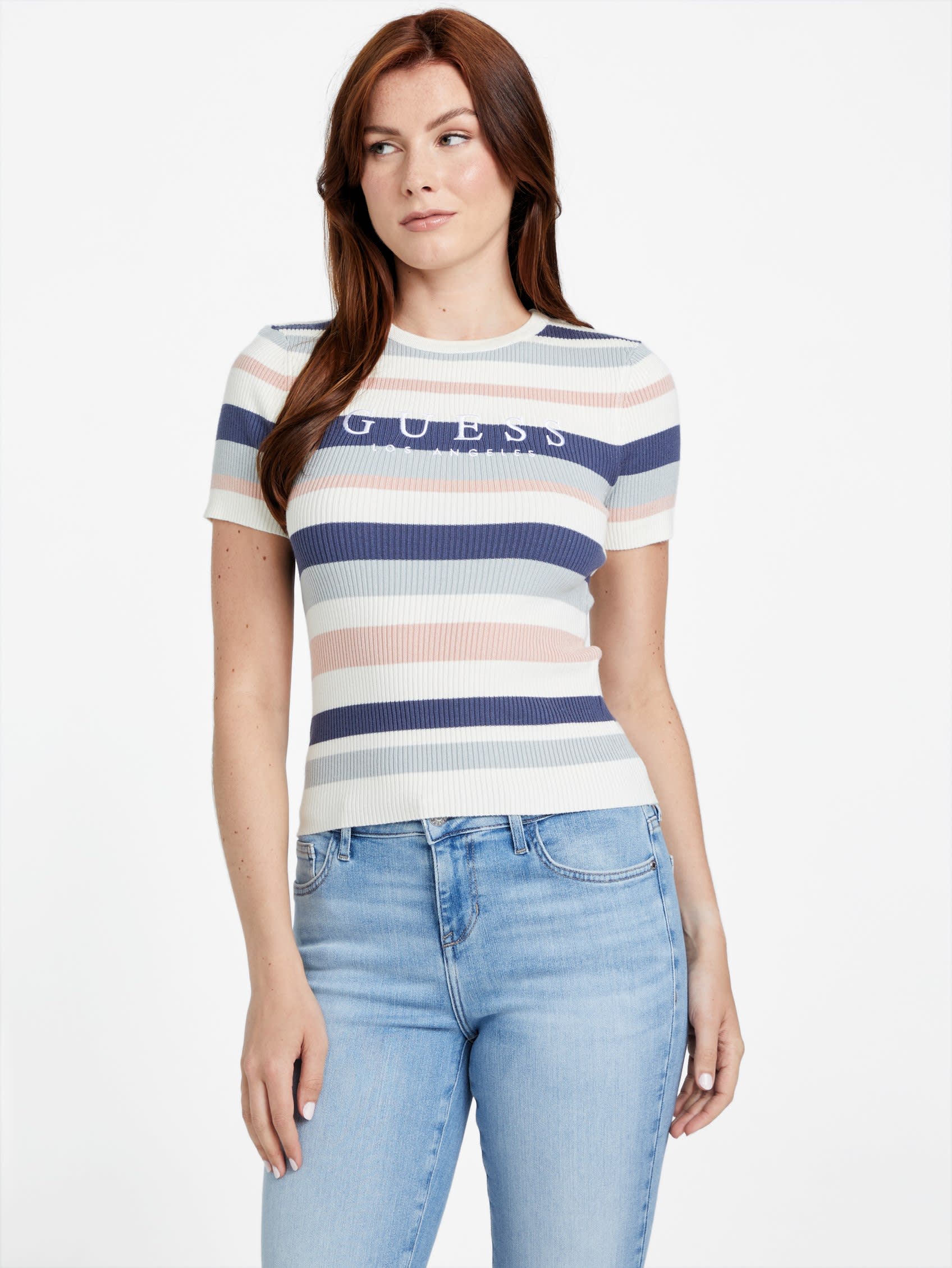 

Свитер Amiri Logo Guess Factory, American Stripe Lupine