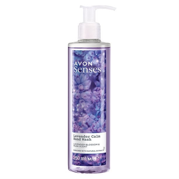 

Avon, Lavender Calm, жидкое мыло для рук, лавандовый мускус, 250 мл