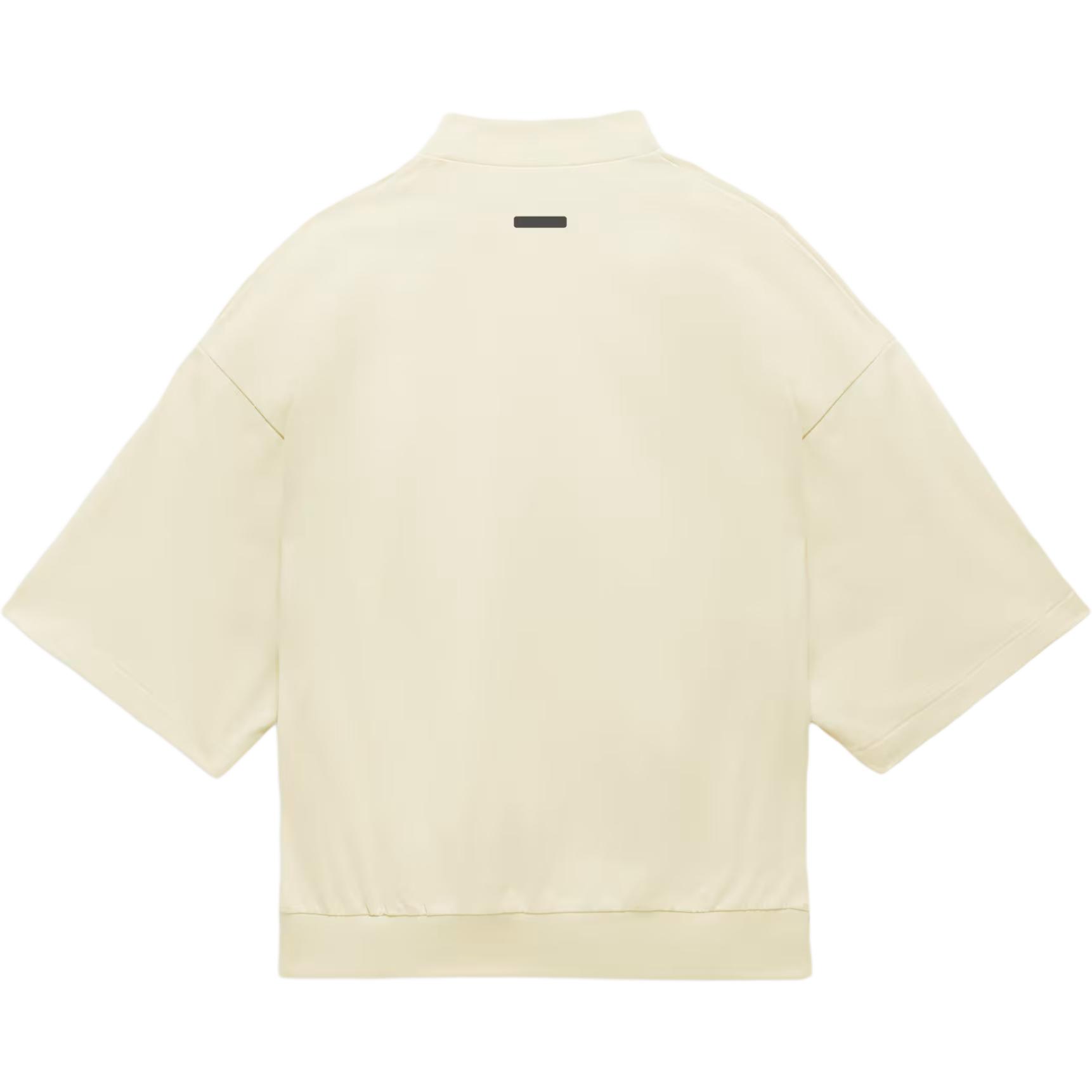 Футболка Fear Of God Athletics Heavy Jersey 3/4 Mock Adidas, светло-желтая — фото 3