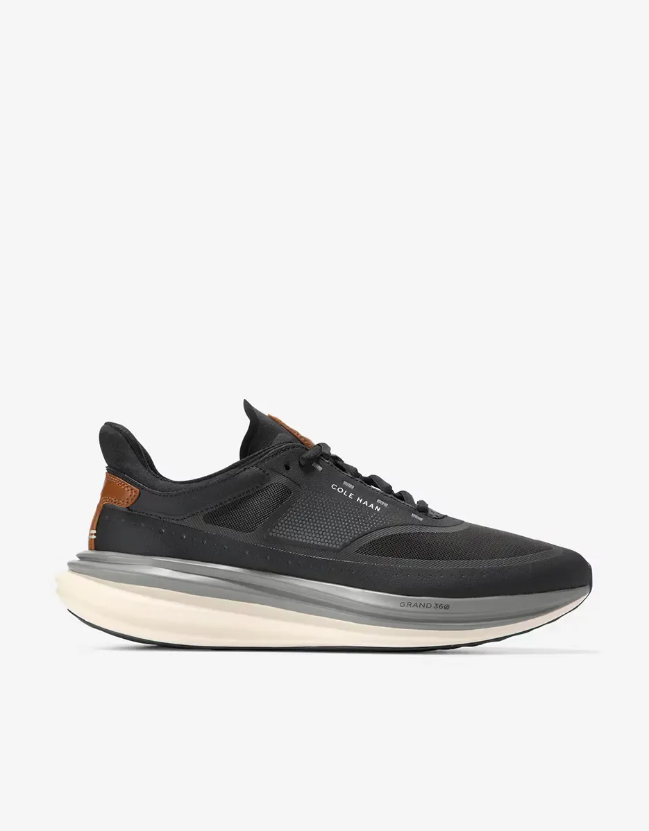 Ультралегкие мужские спортивные кроссовки из дышащей сетки Cole Haan, черный