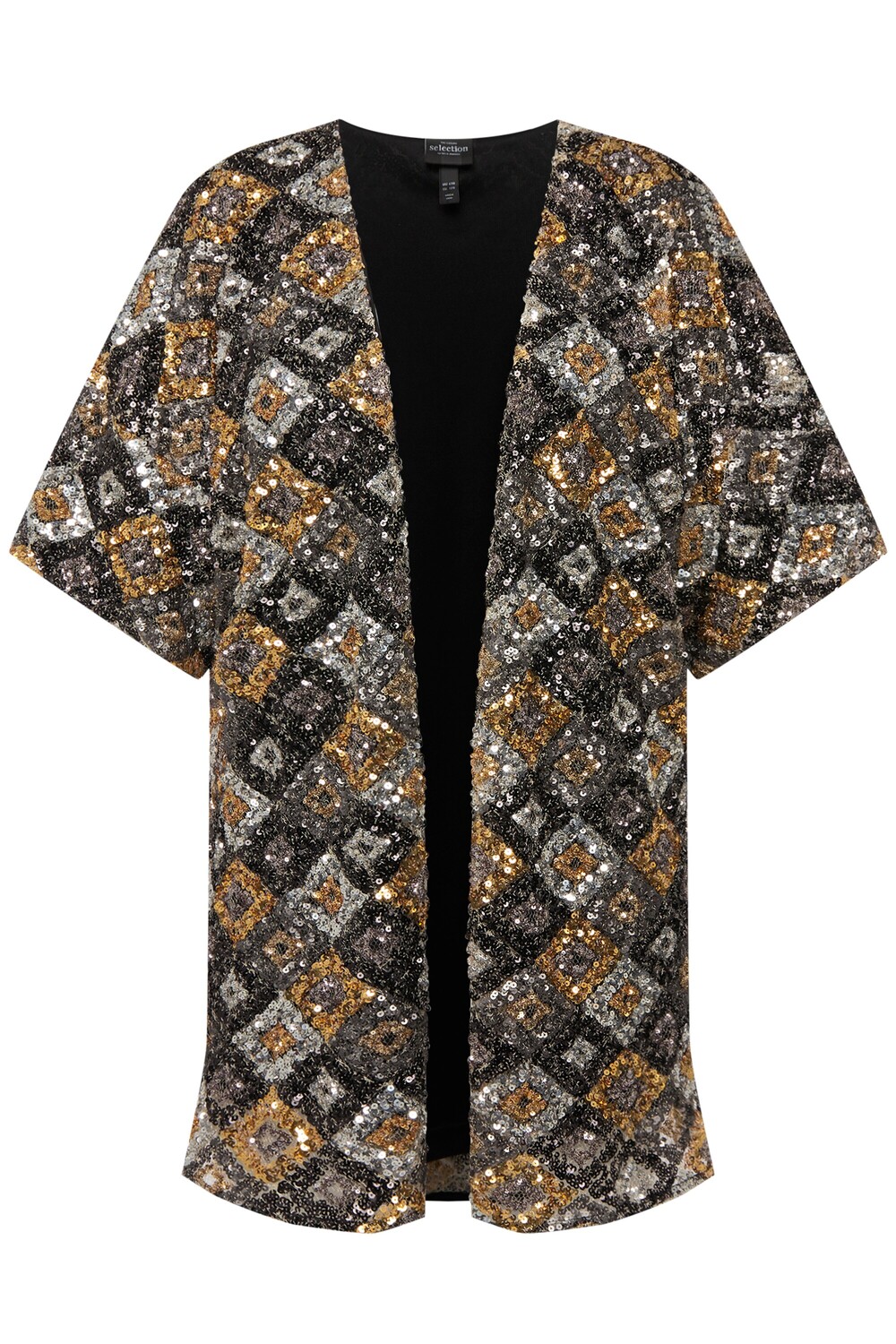 

Кардиган Ulla Popken Kimono, черный