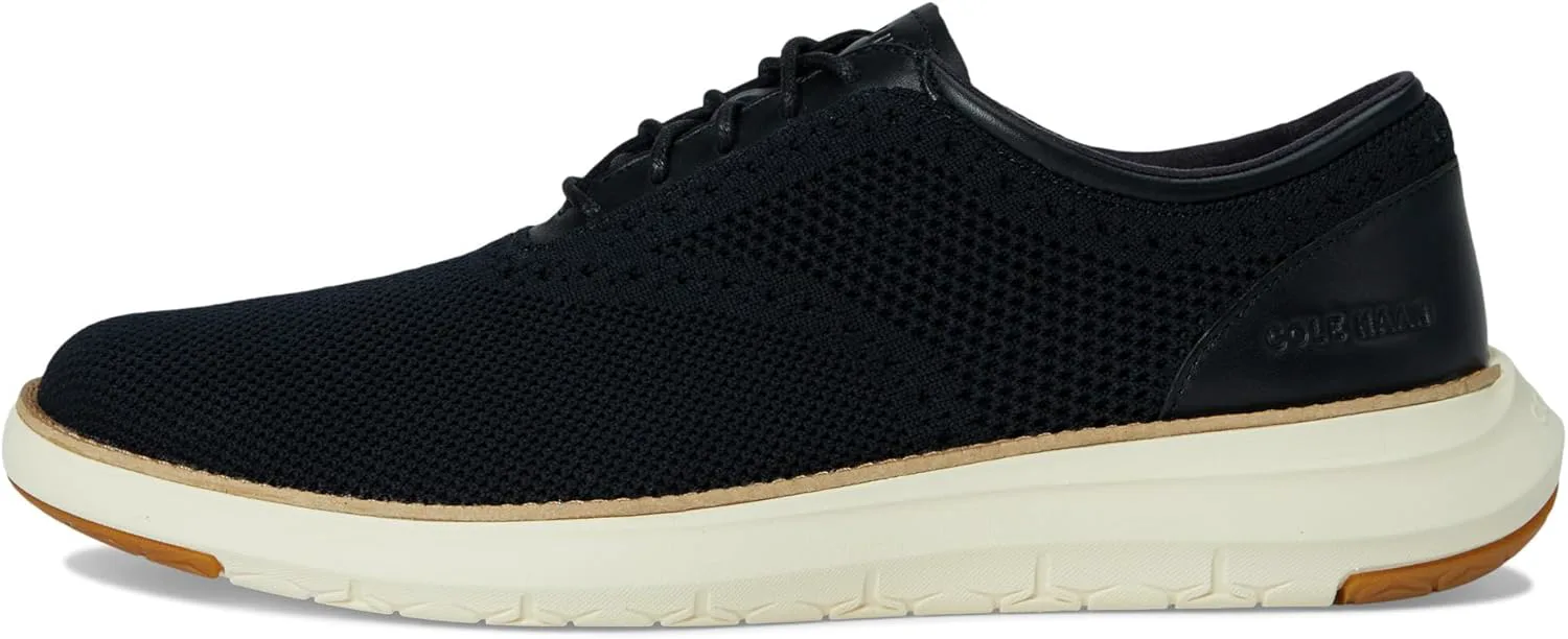 Туфли Cole Haan Mens Grand Remix Knit, черный/слоновая кость — фото 3