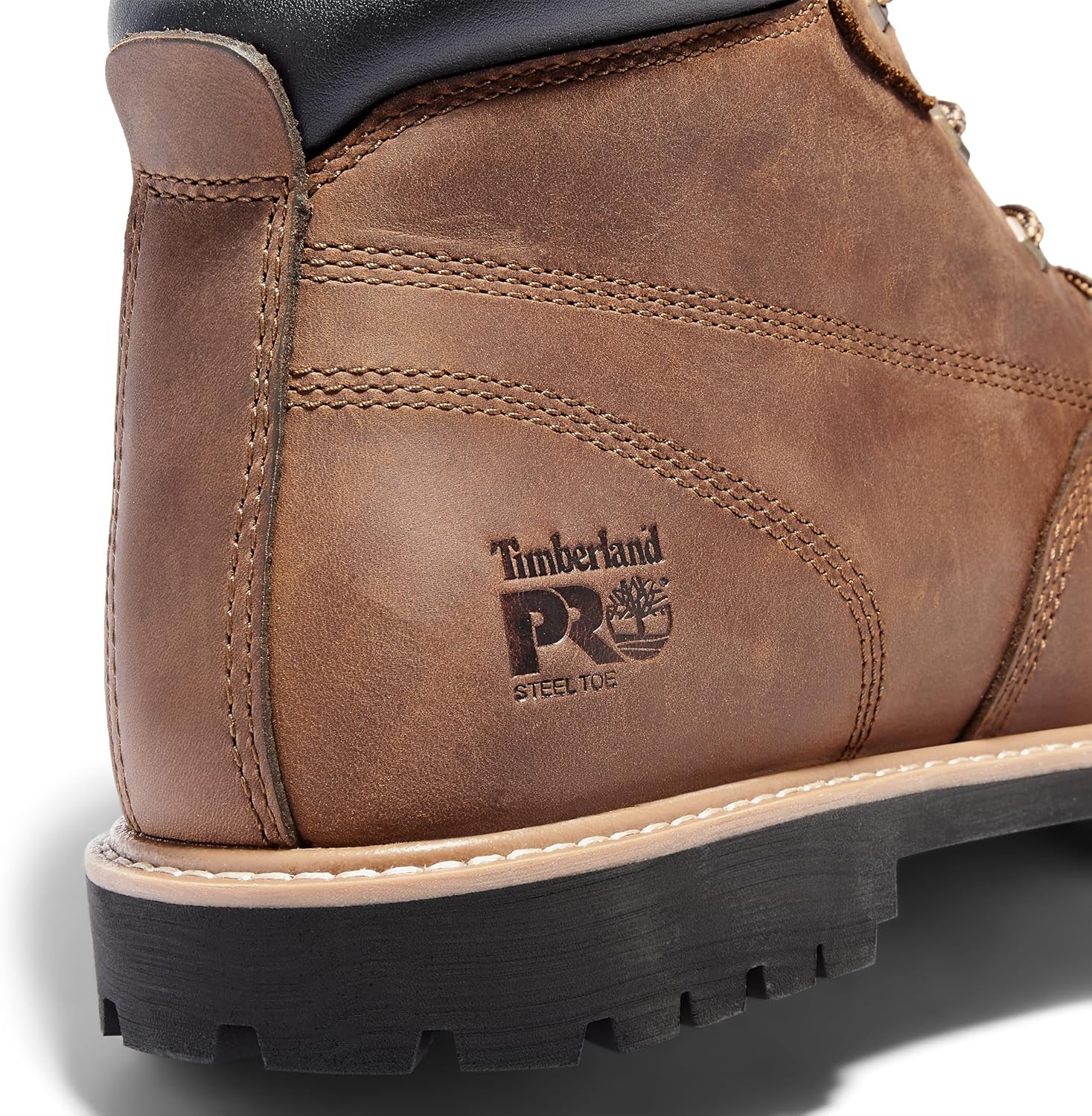 Timberland PRO мужские рабочие ботинки Gritstone 6 Inch со стальным защитным носком, Brown — фото 3