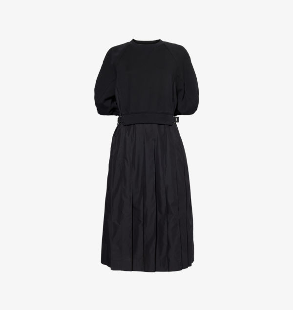 

Платье-Фонарик плиссированное хлопково-поплиновое миди 3.1 Phillip Lim, черный
