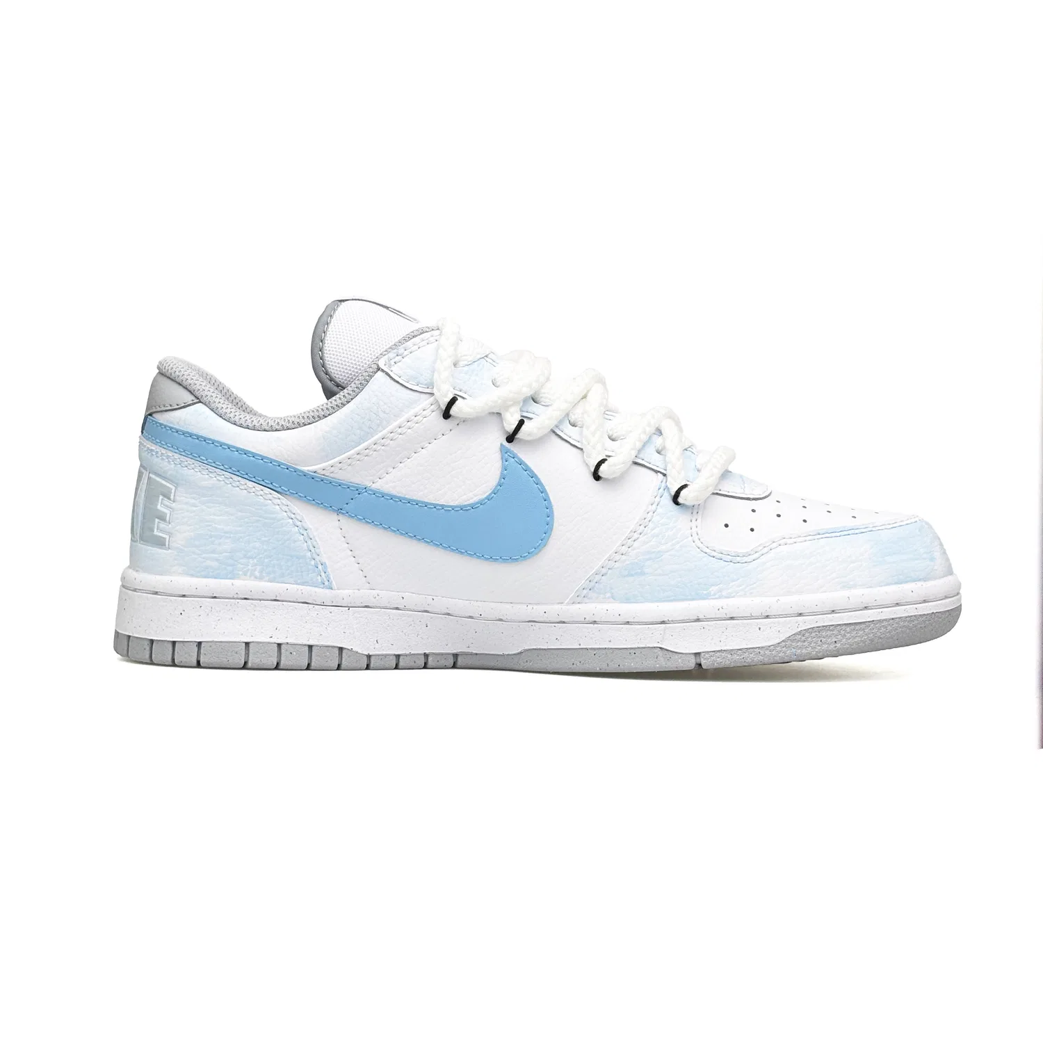 Кеды Nike Big Low White Blue — фото 4