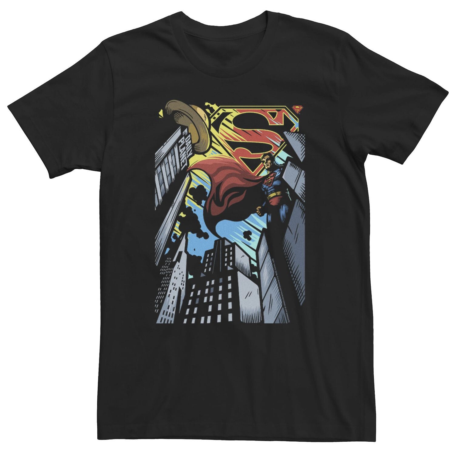

Мужская футболка с плакатом DC Fandome «Супермен из Метрополиса» Licensed Character