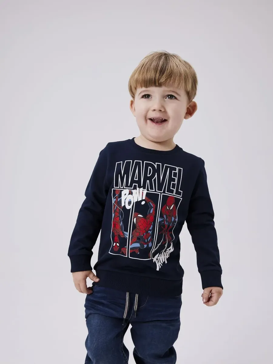 

Толстовка Name It "NMMJESSIE SPIDERMAN SWEAT UNB NOOS MAR", цвет Dark Sapphire