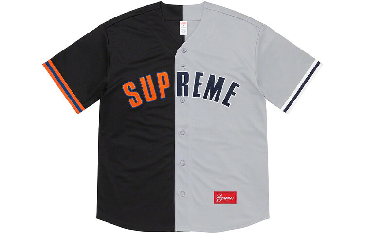 

Футболка-джерси Supreme, черный / серый