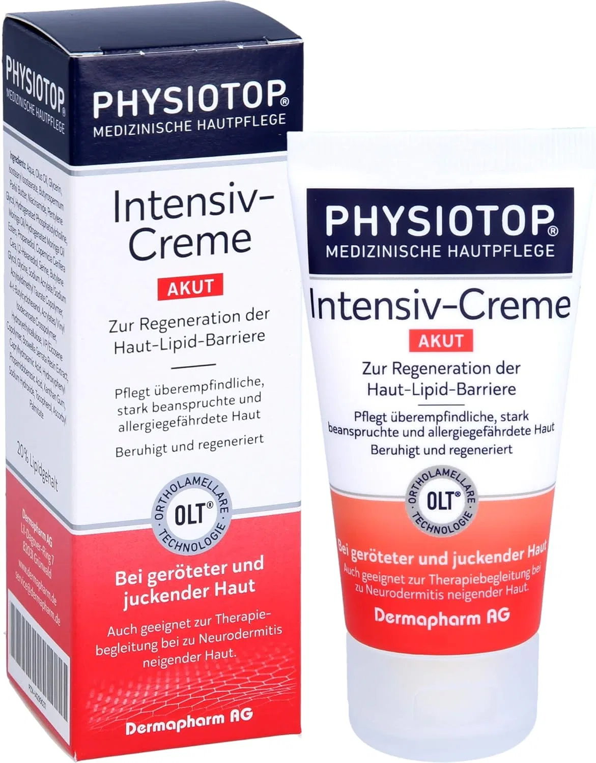 Крем для лица Cloderm — Интенсивный PHYSIOTOP Akut, 50 мл — фото 3