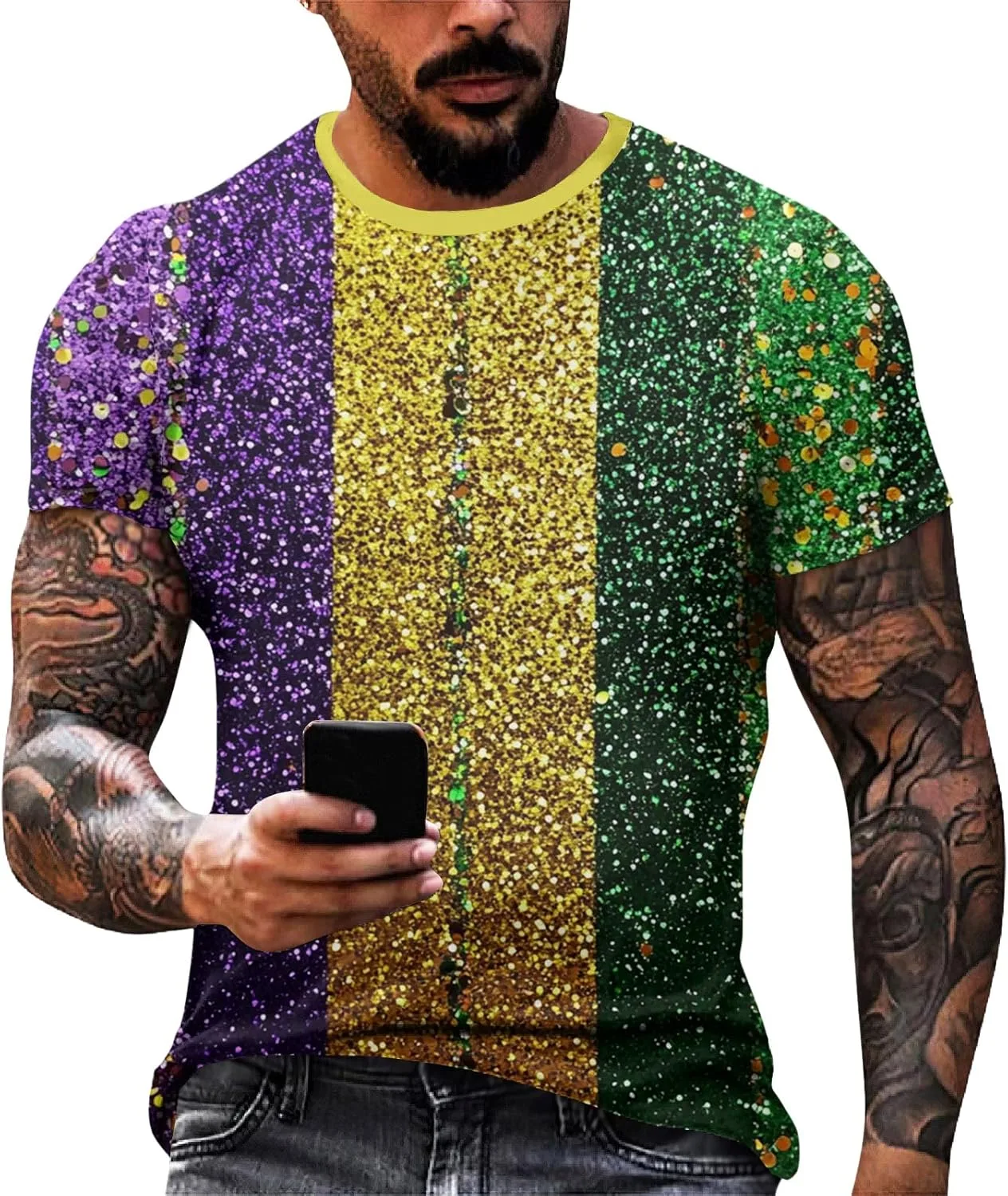 

Футболка Carnival для мужчин, с принтом, короткий рукав RODYETQQ