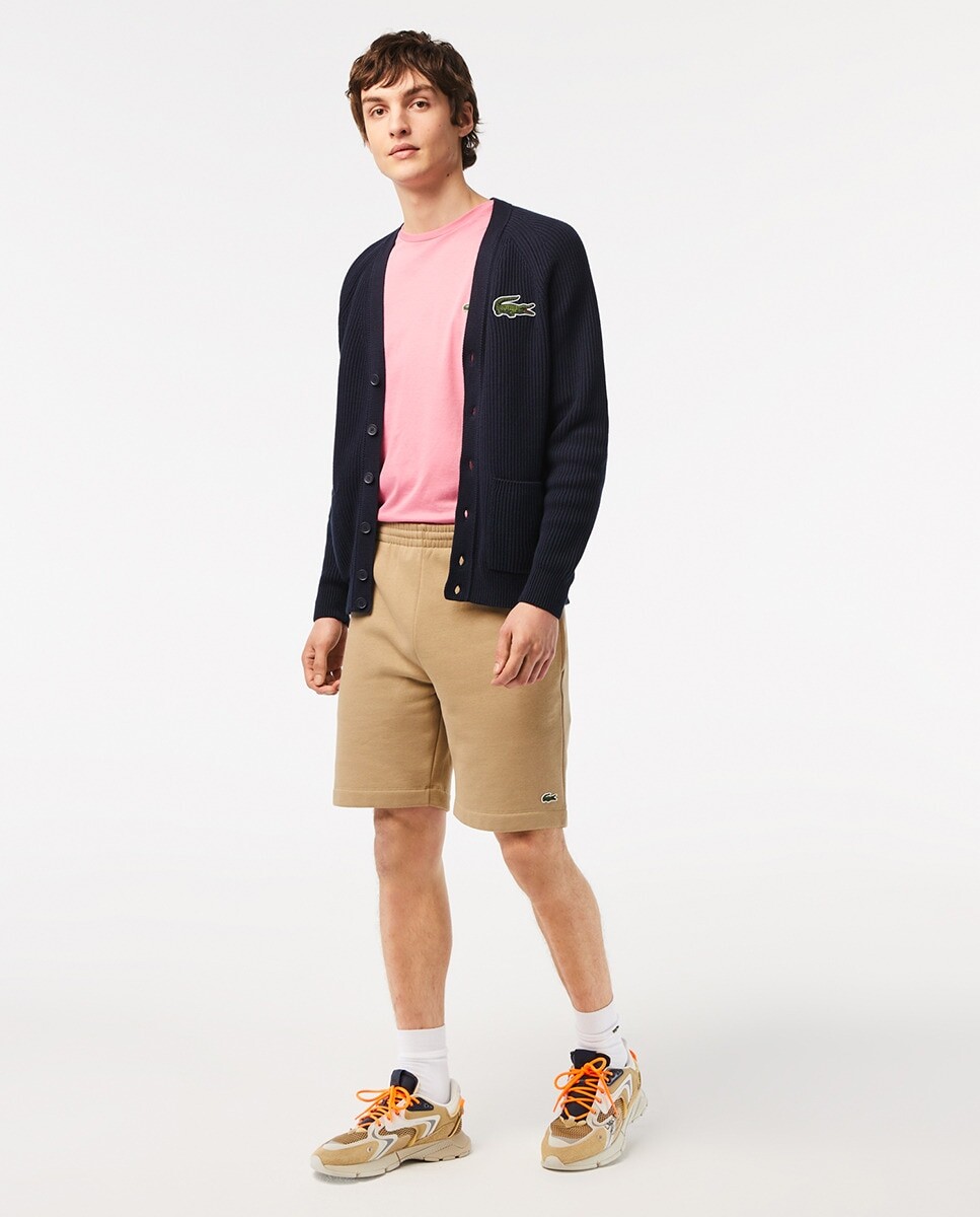 

Мужские спортивные шорты обычного кроя Lacoste, бежевый