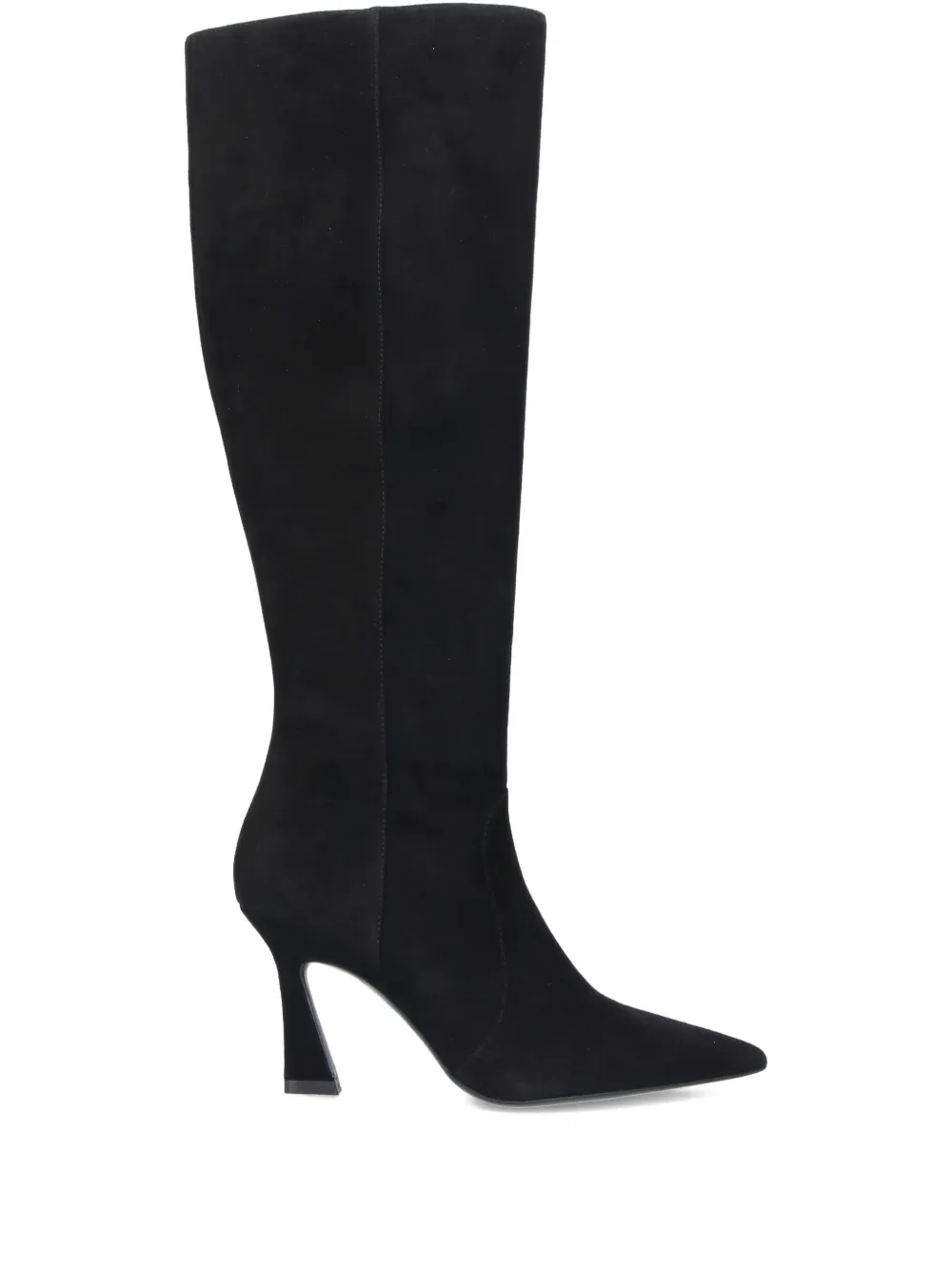 Сапоги Vinnie на каблуке 85 мм Stuart Weitzman, черный