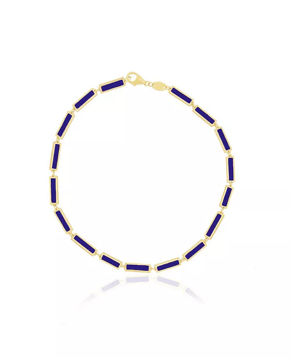 

Браслет с лазуритом, 14-каратное золото The Lovery, lapis